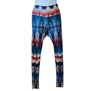 Jiva aztec mid western print athletic yoga leggings